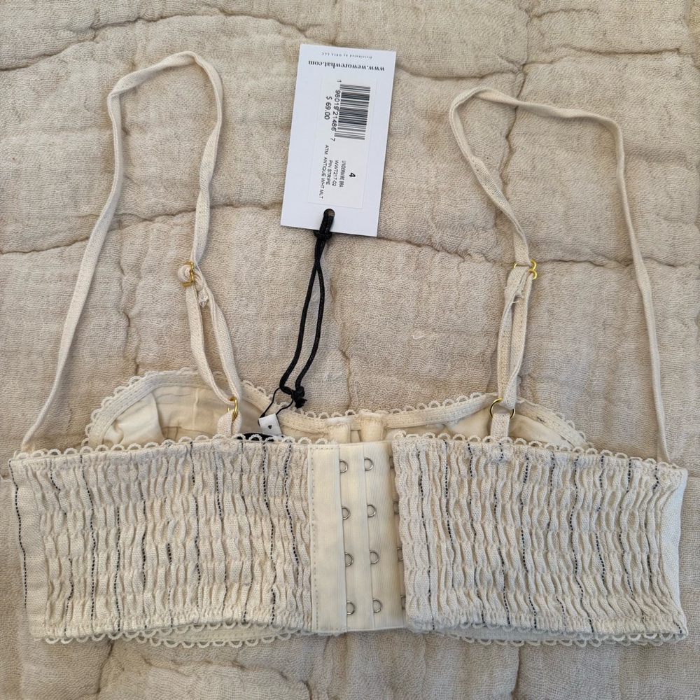 WeWoreWhat Underwire Bra in Antique White Multi - Picture 5 of 6